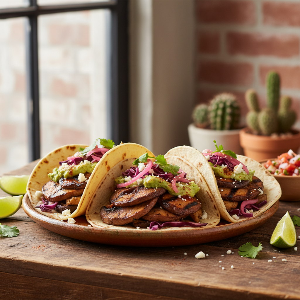 Grilled Portobello Mushroom Tacos