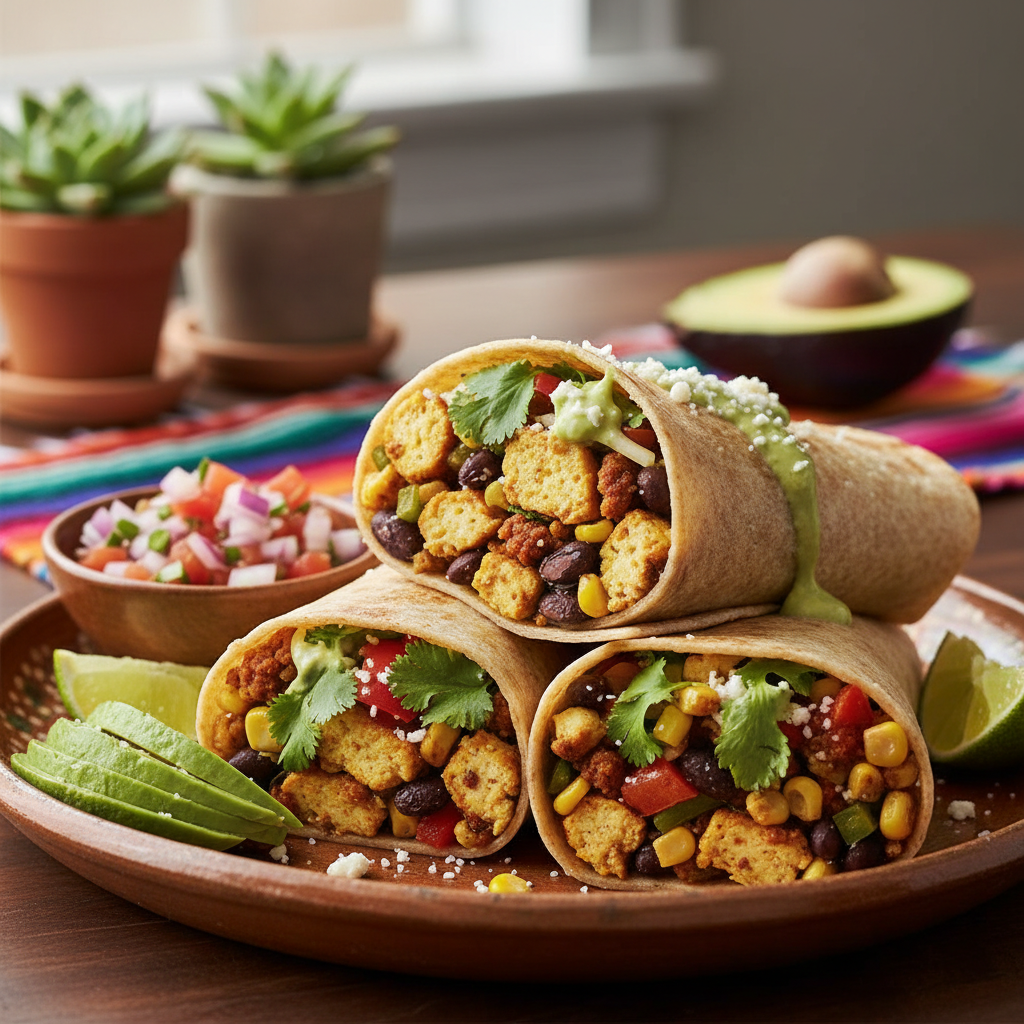 Vegan Breakfast Burritos
